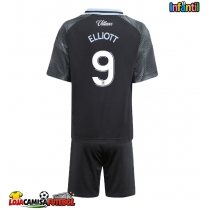 Camisa de Futebol Aston Villa Harvey Elliott #9 Equipamento Secundário Infantil 2025-26 Manga Curta (+ Calças curtas)